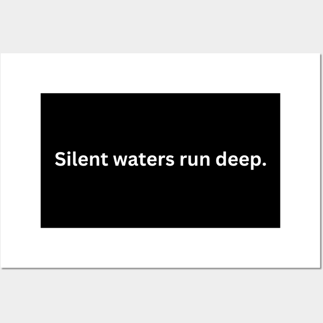 Silent waters run deep. Wall Art by Raja2021